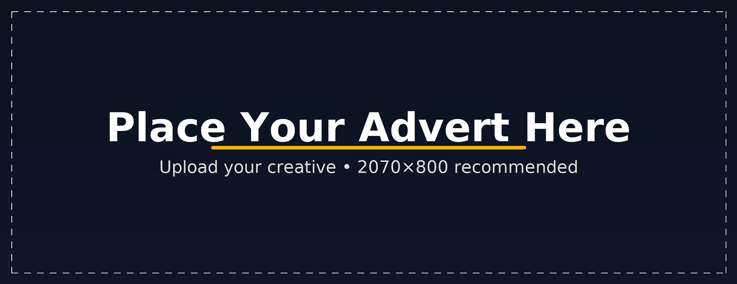 Place Your Advert Here